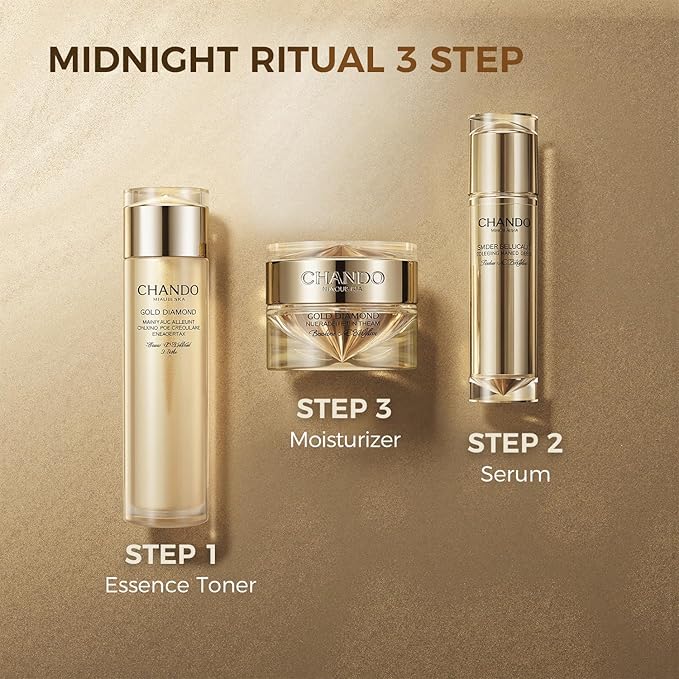 Gold Diamond Multi Anti-aging Cream (55g/1.94oz) - Gold Diamond Tightening Toner Serum 200ml/6.76oz Gift Set