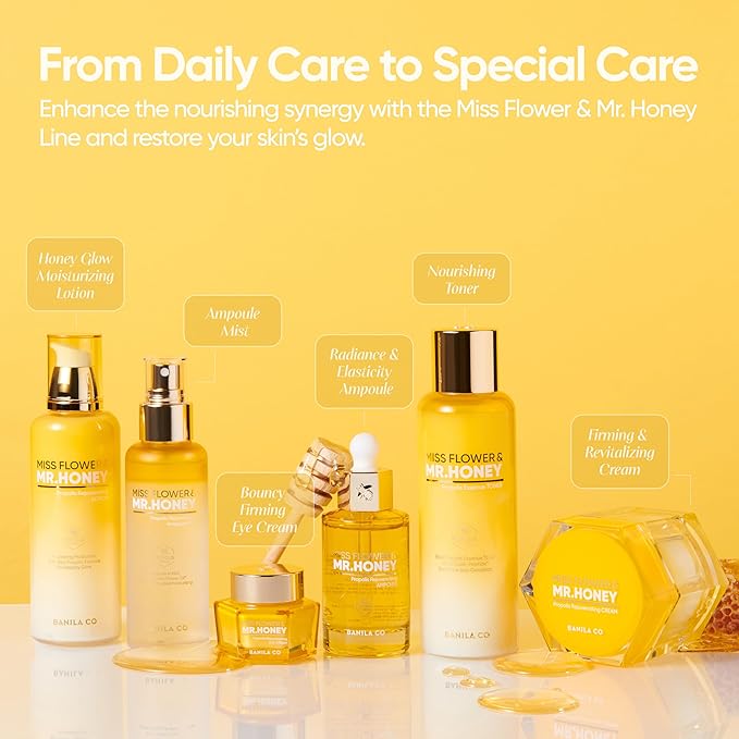 Banila Miss Flower & Mr.Honey Propolis Rejuvenating Essence Toner 190ml