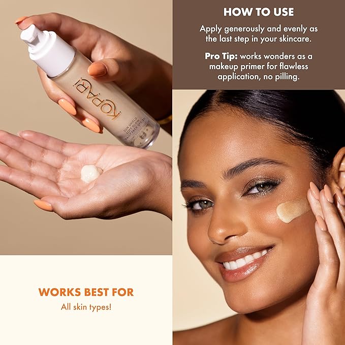 Kopari Bright as Day Sheer Mineral Sunscreen SPF 50 & Sun Shield Soft Glow Daily Face SPF 30