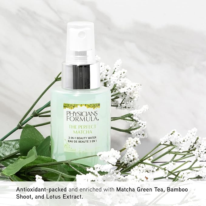 Physicians Formula The Perfect Matcha 3-in-1 Beauty Water Toner & Setting Spray | Dermatologist Tested, Clinicially Tested