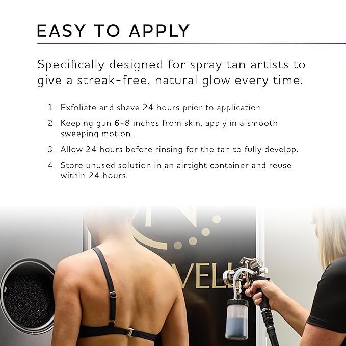 Norvell Premium Spray Tan Solution Venetian Plus 128 fl oz – Professional Sunless Tanning Formula for Deep Natural Bronze Glow, Streak Free, Fast Drying, Long Lasting Color