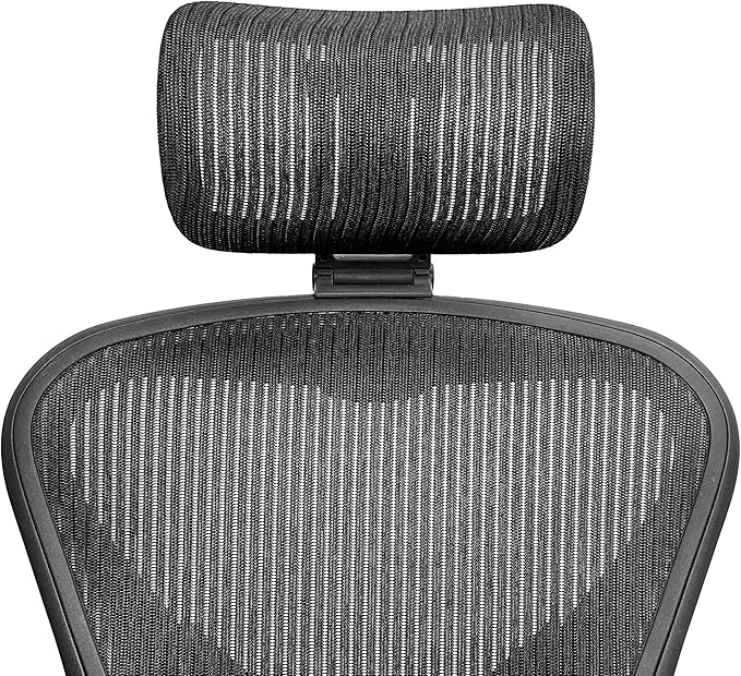 Headrest Attachment Compatible with Herman Miller Aeron Fully Adjustable Height & Tilt, Removable Coat Hanger Available Color for Classic.