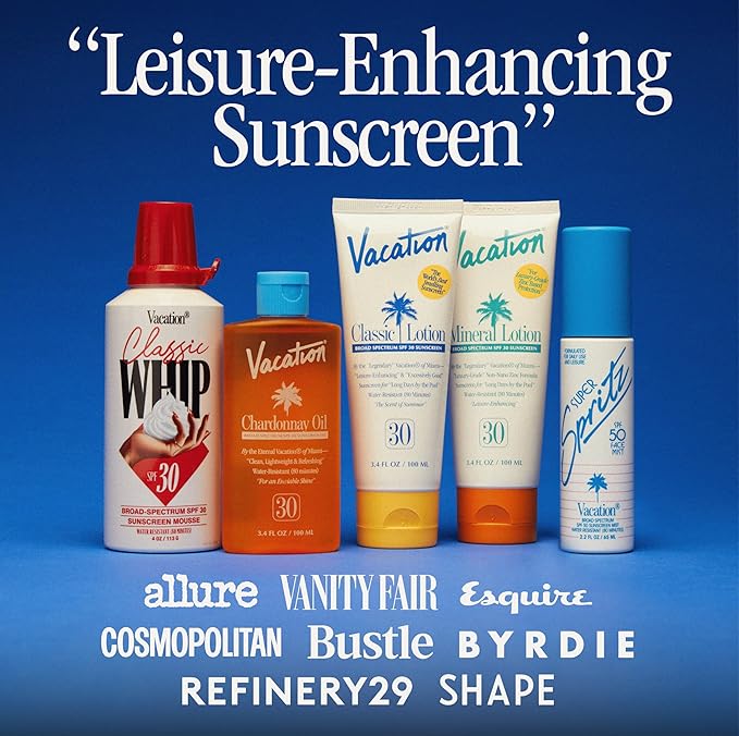 Vacation Classic Lotion SPF 50 - Pack of 2 with Air Freshener