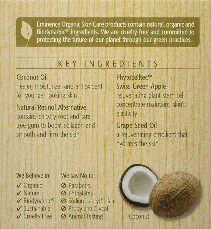 Eminence Coconut Age Corrective Moisturizer for Unisex - 2 oz Moisturizer
