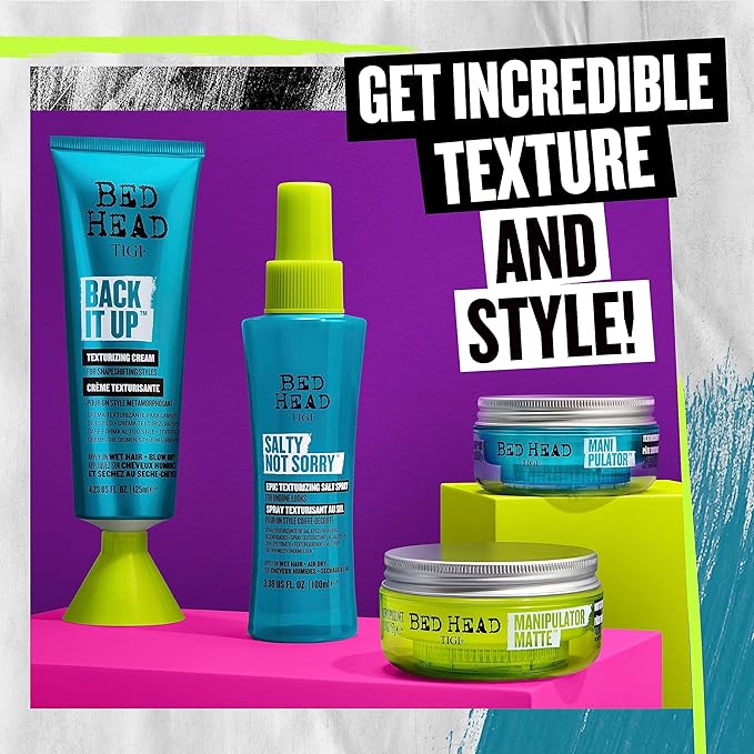 Bed Head TIGI Manipulator Texturizing Putty, Firm Hold Styling Putty for Short to Medium Hair, 2.01 oz (Pack of 2)