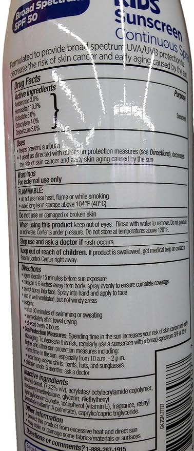 Equate Kids Sunscreen SPF 50 Continuous Spray