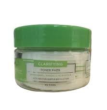 Facial Toner Pads with Witch Hazel, Mandelic Acid and Cica, 40 Count, Textured for Exfoliation