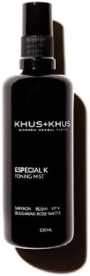 KHUS+KHUS Especial K Toning Mist - Vitamin K Mist, Moisturizing and Calming, Rose Scent, Cooling, Skin Balancing, Skin Tightening