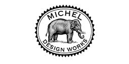Michel Design Works Triple-milled and Handmade Large Bath Soap Bar, Honey Almond Scent and Design with Shea Butter, Long Lasting 8.7oz Bar
