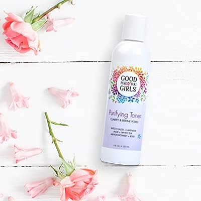 Good For You Girls Hydrating Toner for Face Contains Aloe, Witch Hazel, Meadowsweet, Chamomile, Rosewater, Witch Hazel Toner for Face, Alcohol Free (4 Fl. Oz)