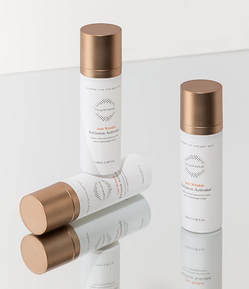 OxygenCeuticals ReGenon Activator – Antioxidant Ampoule Mist with Camellia Flower Water, Oat Seed Extract, Lecithin & Oxygen, Hydrating & Brightening Toner Mist. 3.38 fl.oz (100ml)