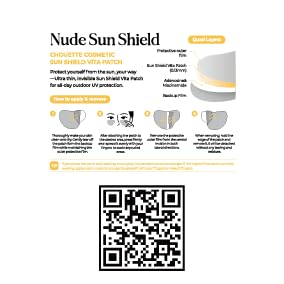Korean Invisible Nude Sun Shield Patch – 8 Cheek Patches + 4 Nose Patches Transparent UV Protection Tape for Face - Waterproof, Breathable Hydrogel Sun Patch with Niacinamide for Golf, Running