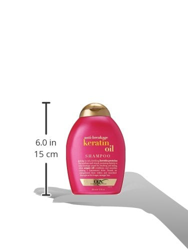 OGX Organix Anti-Breakage Keratin Oil Shampoo, 385ml (Pack of 2)