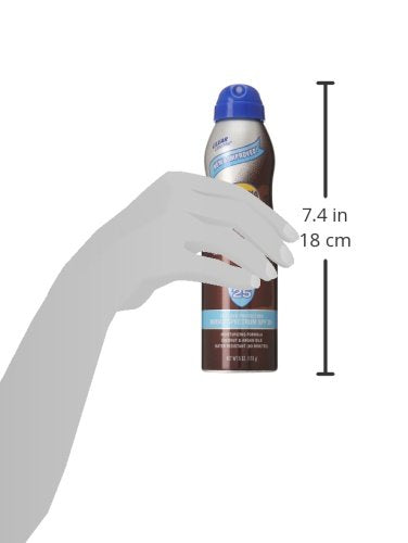 Banana Boat Sunscreen Oil SPF 25, 6 oz - Dry Oil Clear Spray, Tanning, Non-Greasy, Lightweight, Water Resistant, Oxybenzone Free, Argan Oil, Suitable for Adults, Unisex, Whole Body