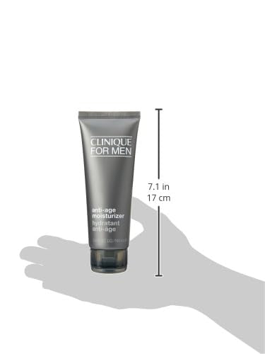 Clinique For Men Daily Anti-Age Face Moisturizer With Hyaluronic Acid,Vitamin E + Glycerin | Combats Lines,Wrinkles + Dullness | Hydrating-+ Brightening-| Lightweight,3.4 Fl Oz,(Pack of 2)