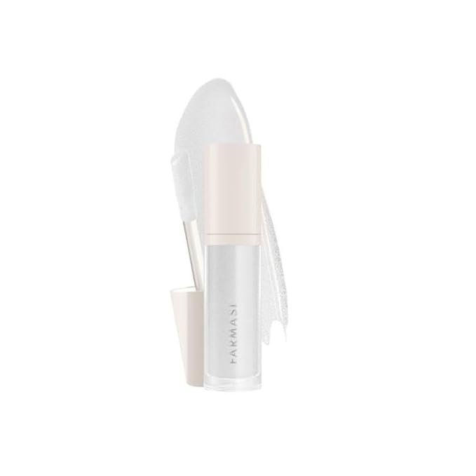 FARMASi Tinted Lip Plumper, Plumping Lip Gloss, Promoting Natural Circulation for Fuller, Younger Looking Lips, Hydrating, High-Shine, Volumizes, Glass