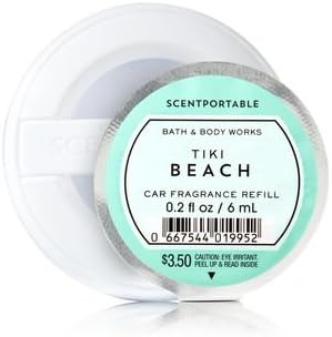 Bath and Body Works Summer Scentportable Bundle - Tiki Beach, Aloha Kiwi Passionfruit, Cactus Blossom, Sunlit Woods