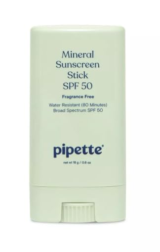 New Pip~et~te Mineral Sunscreen Stick, SPF 50, 0.6 oz (Pack of 1)