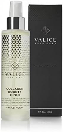 Valice Collagen Boost+ Toner to Tighten and Energize Skin, Made with CoQ10 and Botanical Extracts