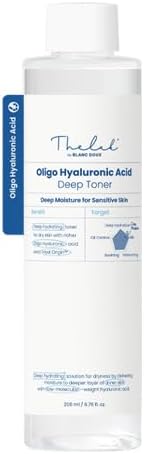 Oligo Hyaluronic Acid Hydrating Toner 200ml– Hydrating Toner for Sensitive Skin, pH Balance, Korean Skin Care, Alcohol-Free, Vegan Formula, (6.76 fl. oz.)
