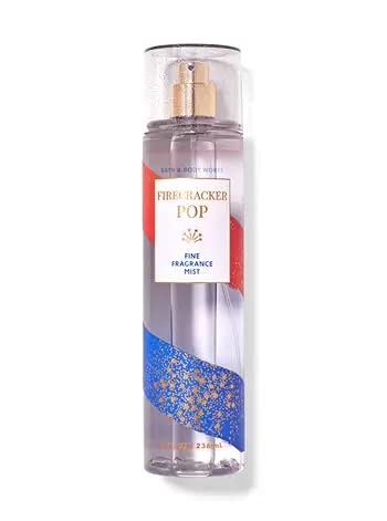 Bath and Body Works 3 Piece Set Firecracker Pop Shower Gel, Body Lotion, Fine Fragrance Mist