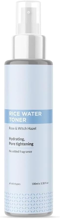 SH Refreshing Rice Water Toner | Korean Face Toner Plus Mist for Glowing Skin| Hydrating and Pore Tightening| for Men and Women| All Skin Types |100ml