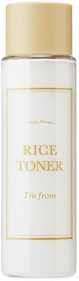I'm from Rice Toner, Mini Size, Travel Essentials, Hydrating for Dry, Dull, Combination Skin, Vegan, Fragrance Free, Glass Skin, Korean Face Care 1.01 Fl Oz
