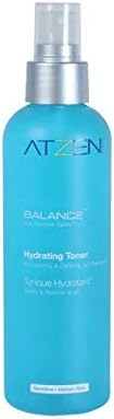 ATZEN Balance Hydrating Skin Toner Mist | Organic Facial Toner | Spray Toner for Face | Moisturizes & Calms Redness, Restores pH Balance | with Organic Ingredients | Paraben & Cruelty Free (6.8 oz)