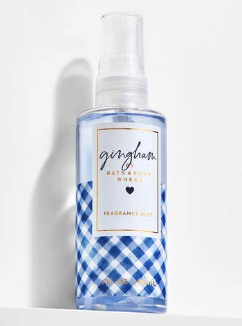 Bath and Body Works - Gingham - Body Cream, Fine Fragrance Mist & Mini Perfume Spray - Travel Size 3 pc set.