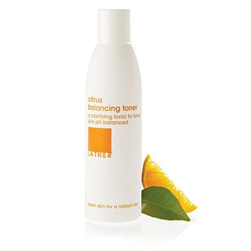 LATHER Ultra Light Face Lotion + Citrus Balancing Toner | Gentle Moisturizer & Facial Toner for Sensitive Skin | Skin Care