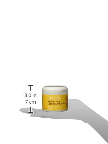 Jasön Revitalizing Vitamin E 5000 IU Moisturizing Crème, 4 Ounce Container, Multicolor, Organic