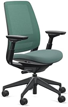 Steelcase Series 2 Office Chair, Graphite Frame, Cogent Connect Peacock