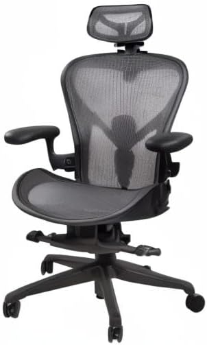 MingYi.office New Headrest for Herman Miller Classic and Remastered Aeron Office Chair Black/Graphite Headrest Only - Chair Not Included (for Remastered Aeron)