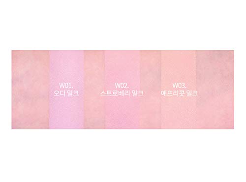 rom&nd Better Than Cheek Milk Series Blush W01 ODI MILK - K-Beauty Soft Blurring Matte Powder for Natural, Buildable Flush & Poreless All-Day Wear