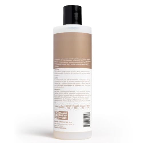 Her Fantasy Box | Sensitive Skin Soother Gentle Body Wash – Fragrance-Free Probiotic Cleanser with Chamomile, pH Balanced, Vegan & Cruelty Free, 8 oz