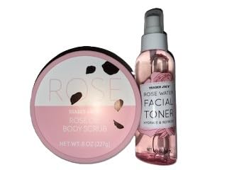 Rose Makeup Powder & Rose Water Facial Toner Set