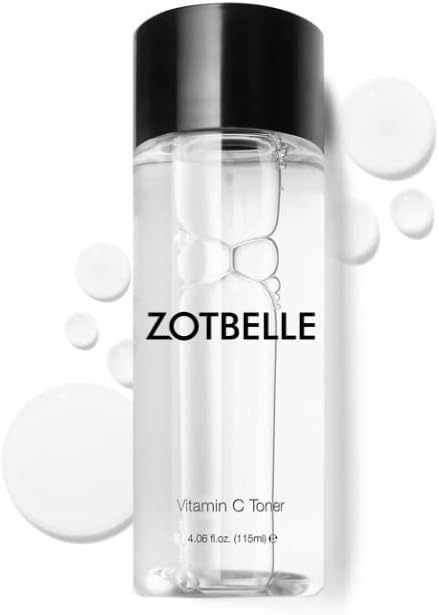 ZOTBELLE Vitamin C Toner Helps to Keep The Skin Looking Youthful, Shields from Sun Damage and minimizes The Appearance of Wrinkles, Dark Spots and Acne.
