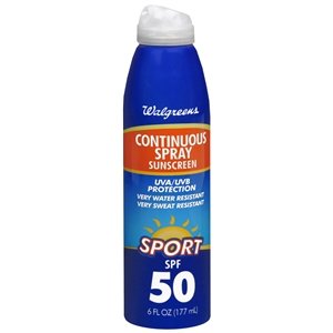Walgreens Sport Sunscreen Continuous Spray, 6 oz