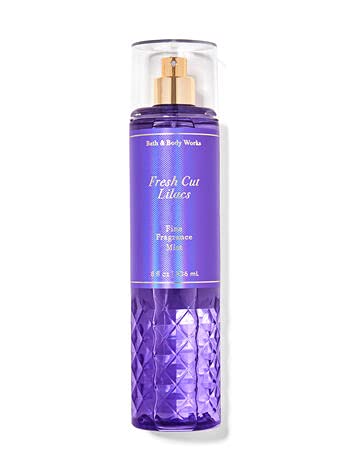 Bath and Body Works - Fresh Cut Lilacs - Full Size Set - Shower Gel, Body Lotion, Fine Fragrance Mist- 2021