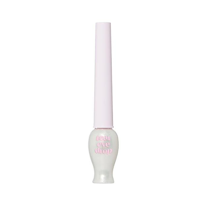 ETUDE Tear Drop Eyeliner, Crystal & Opal Glitter, Smudge-Proof Sparkle, Long-Lasting Formula, All Skin Tone Friendly, Korean Makeup, Beauty, Pure Sparkling Pearl (0.271 Fl Oz)