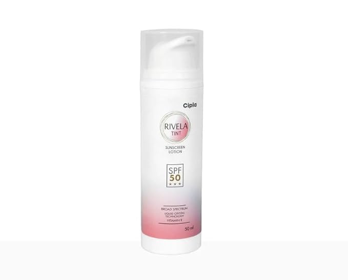 Cipla Rivela Tint Sunscreen Lotion With Velvety Touch SPF 50