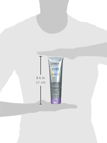 L'Oreal Paris EverPure Silver Care Sulfate Free Conditioner,Brightening and Nourishing Hair Care for Gray and Silver Hair,Vegan Formula with Peptides,8.5 Fl Oz,(Pack of 2)