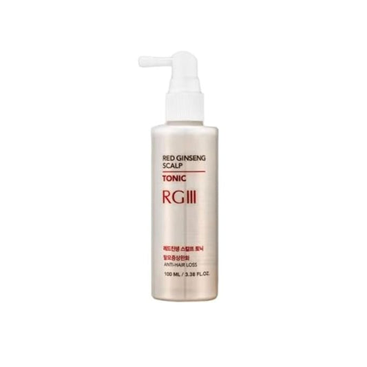 Red Ginseng Scalp Tonic for Hair Thinning – Korean KGC Red Ginseng Extract, No-Rinse Hair & Scalp Treatment Spray
