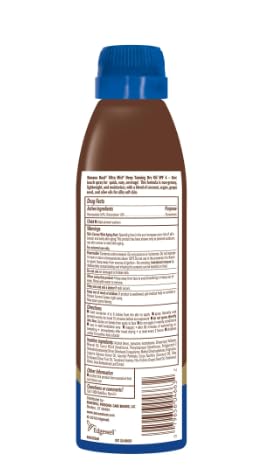 New Boat Deep Tanning Oil Spray SPF 4, Clear Dry Sunscreen Spray, Dark Tanning Oil, 6 oz, Banana Pack 1