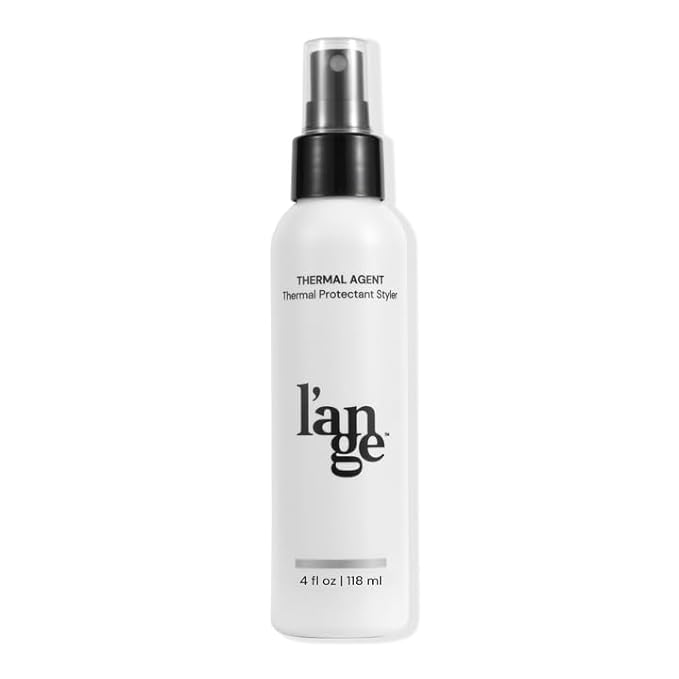 L'ANGE HAIR Thermal Agent Heat Protectant Spray | 450°F Heat Protection Spray for Hair | Controls Frizz, Enhances Shine & Volume | Safe for Color-Treated Hairstyles | Lightweight & Non-Greasy, 4 fl oz