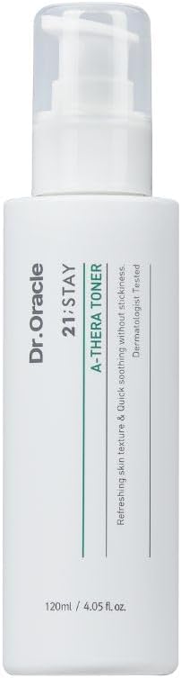 A-Thera Toner Facial Moisturizer Face Serum Korean Skincare Toner for Sensitive Skin, (4.05fl.oz.fl.), Dermatologist Tested, 21;Stay by DR.ORACLE