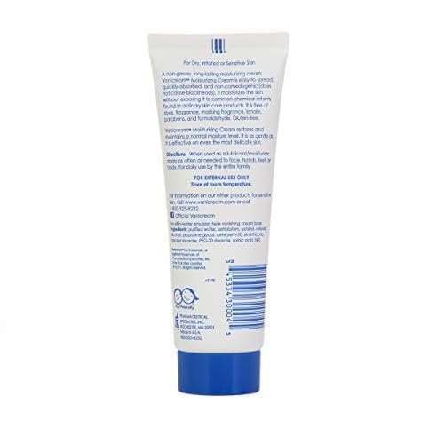 Vanicream Moisturizing Skin Cream | For Sensitive Skin | Soothes Red, Irritated, Cracked, or Itchy Skin | Dermatologist Tested | Fragrance and Paraben Free | 4 Ounce