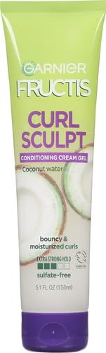 Garnier Fructis Style Curl Sculpt Conditioning Cream Gel for Bounce & Moisture,5.1 Fl Oz,(Packaging May Vary),(Pack of 2)