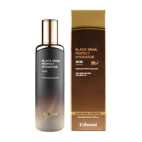 Black Snail Toner 120ml - Premium Snail Mucin Hydrating Toner with Niacinamide and Adenosine, Luxury Korean Skincare for Face, All Skin Types