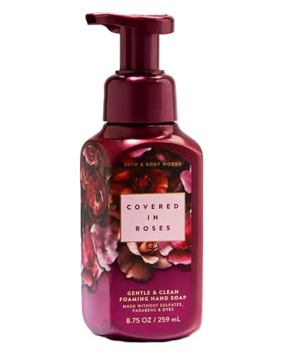 Bath & Body Works Covered In Roses Gentle Foaming Hand Soap 8.75 oz (Covered In Roses)